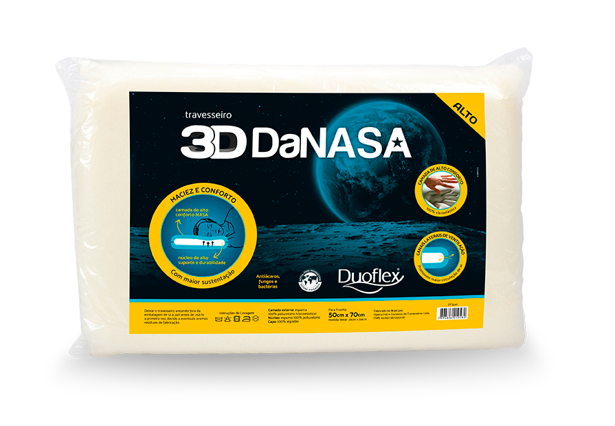 Travessiero 3D DaNASA 50cm x 70cm - Duoflex